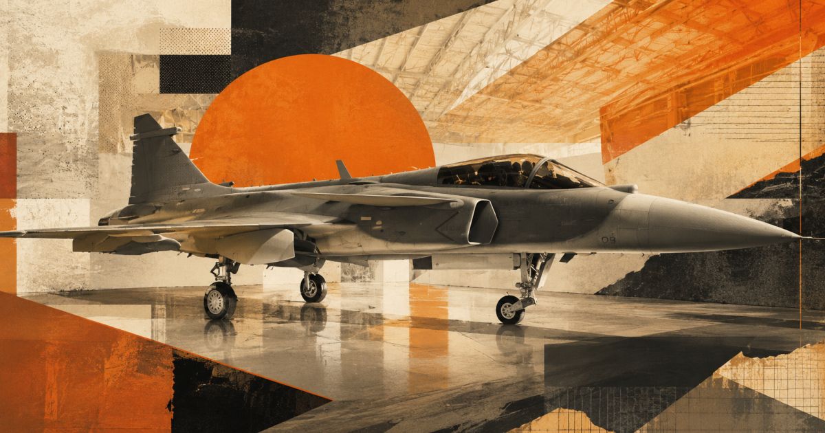 Linha de montagem do Gripen na Embraer em Gavião Peixoto