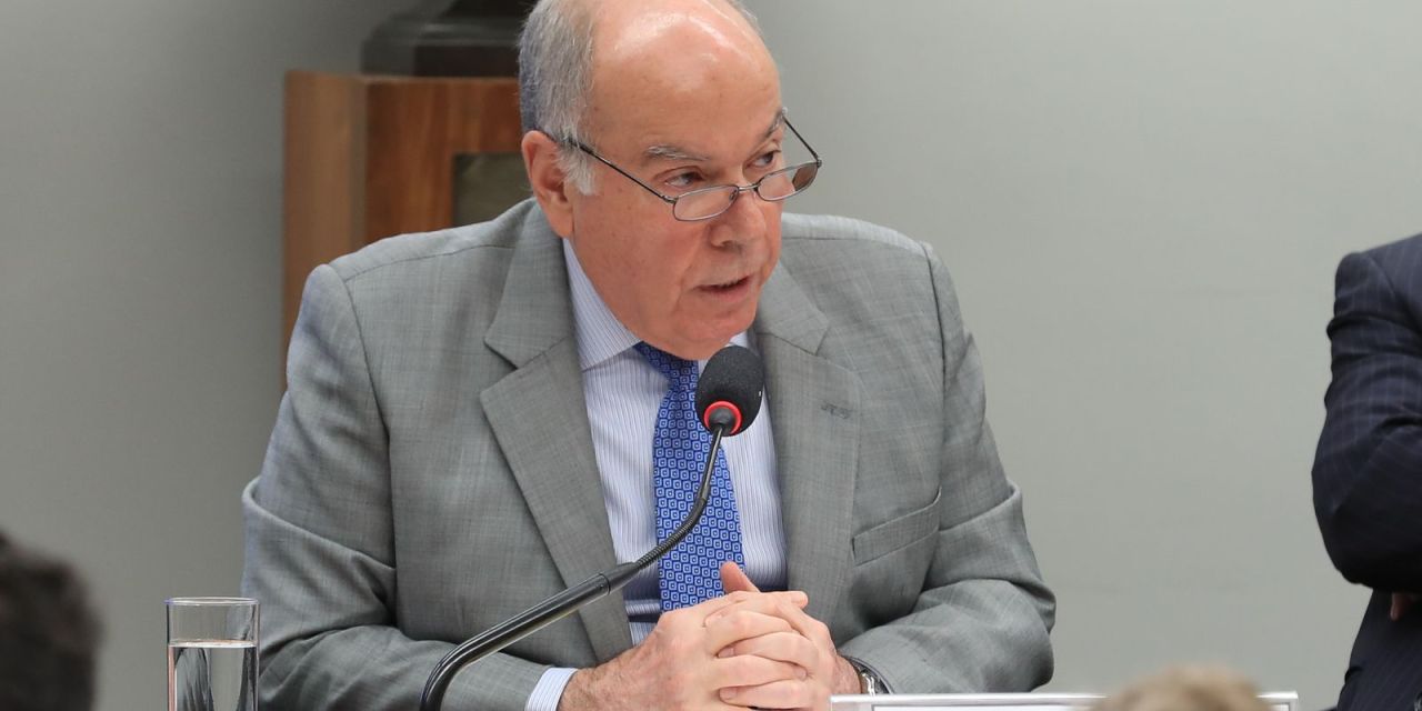 Mauro Vieira e Marco Rubio conversam no coquetel do G20