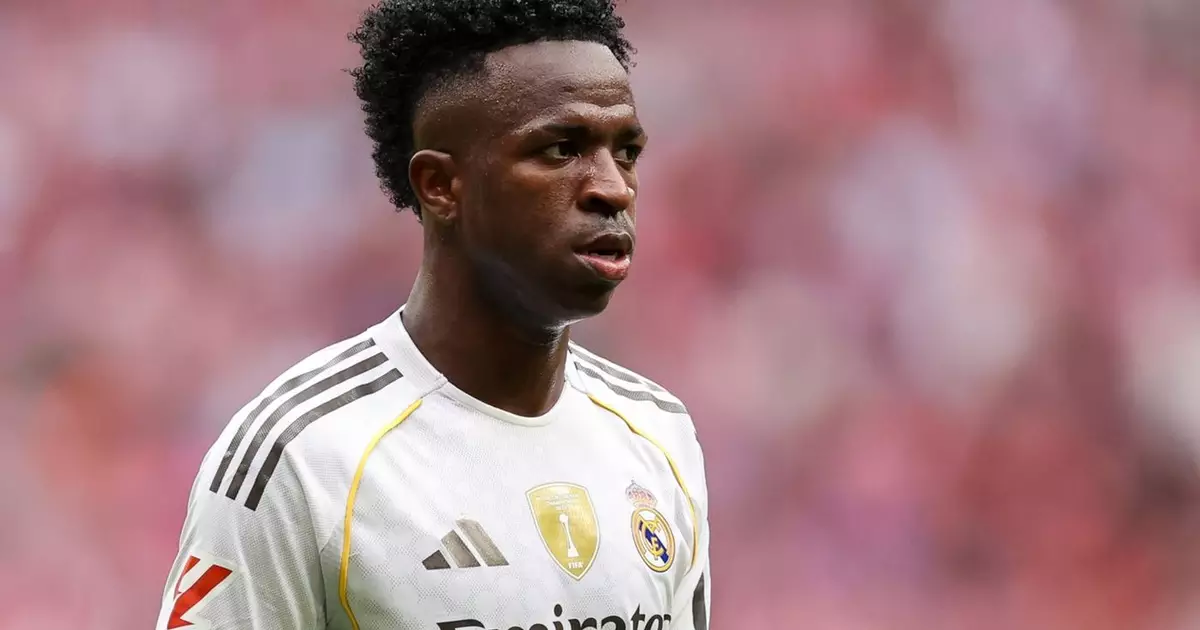 Vinicius Júnior em ação pelo Real Madrid