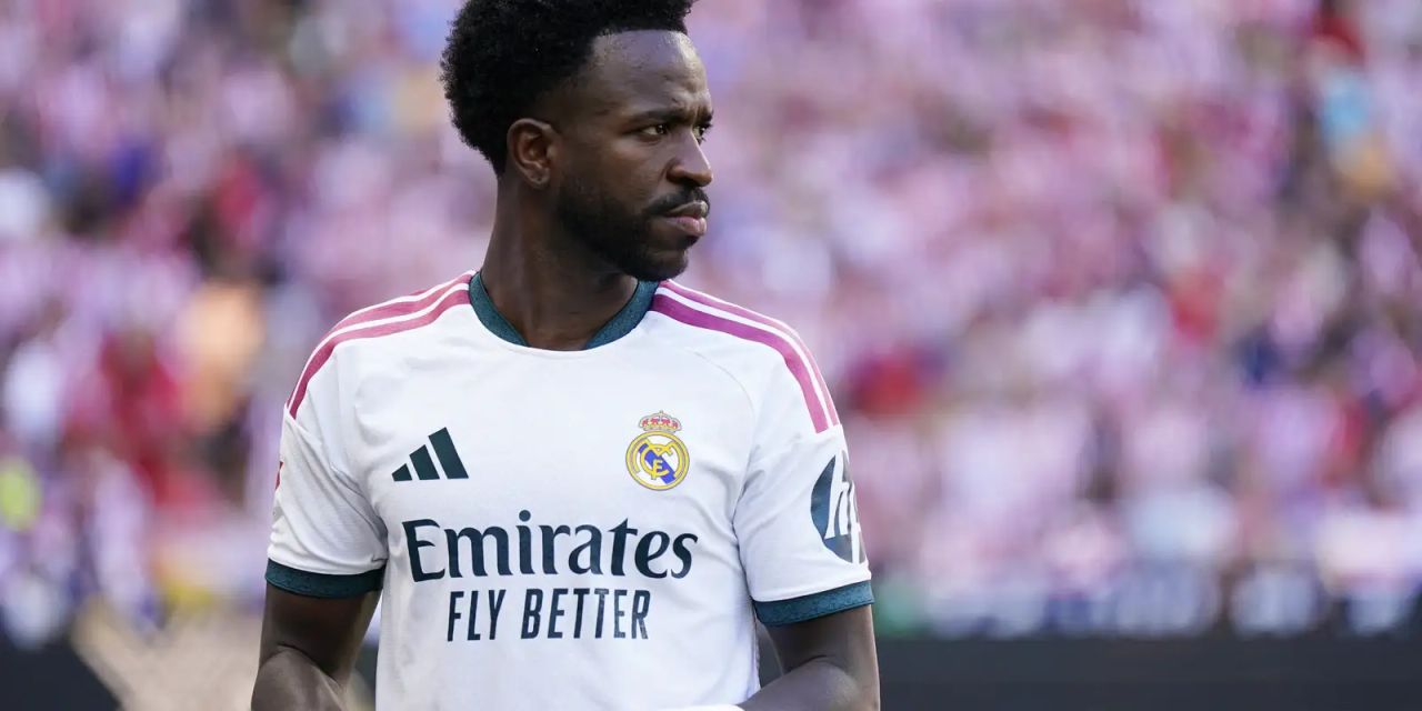 Vinicius Jr em ação pelo Real Madrid