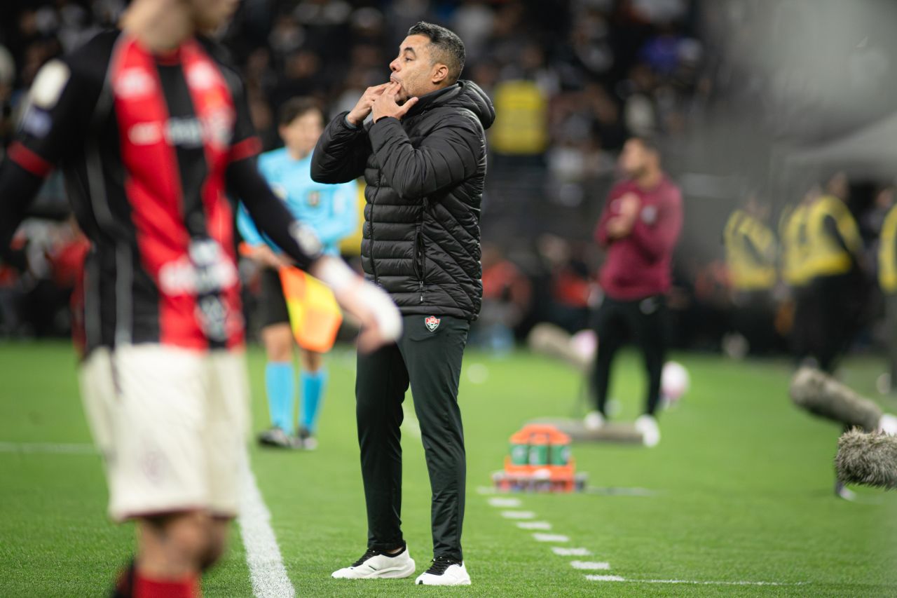 Jair Ventura na coletiva após empate do Vitória