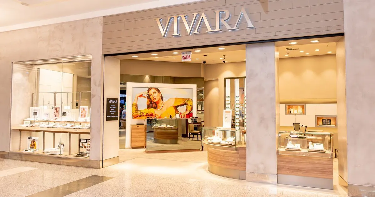 Vitrine da Vivara em shopping