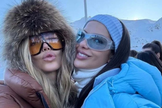Maria Eduarda Nogueira e Martha Graeff em viagem