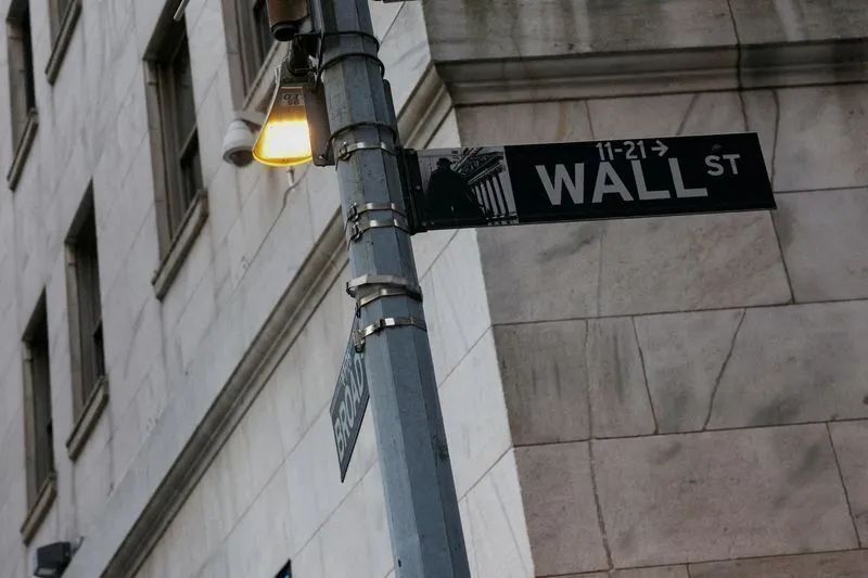 Painel de cotações da bolsa de Nova York após o pregão