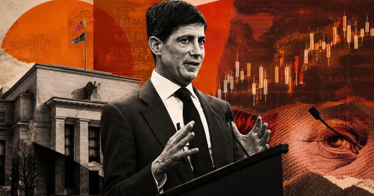 Kevin Warsh, presidente do Federal Reserve, em coletiva