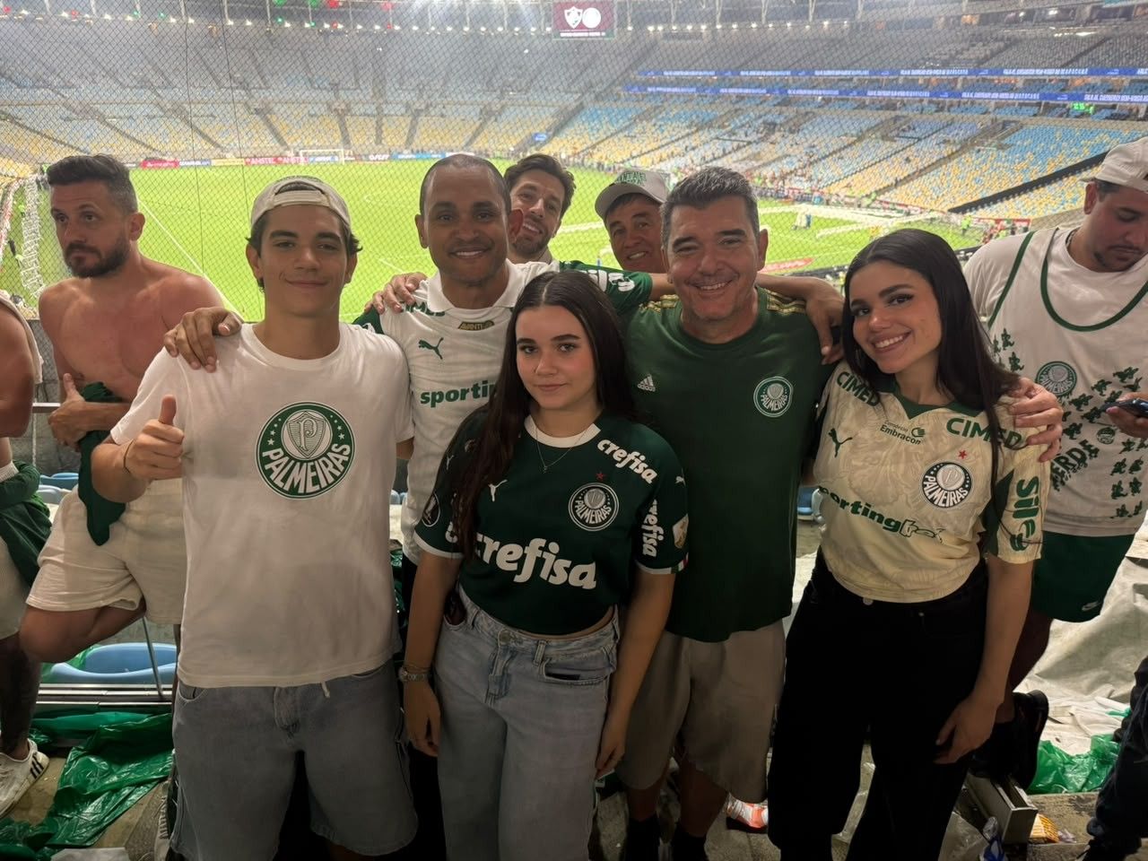 Washington torcedor do Palmeiras no Maracanã