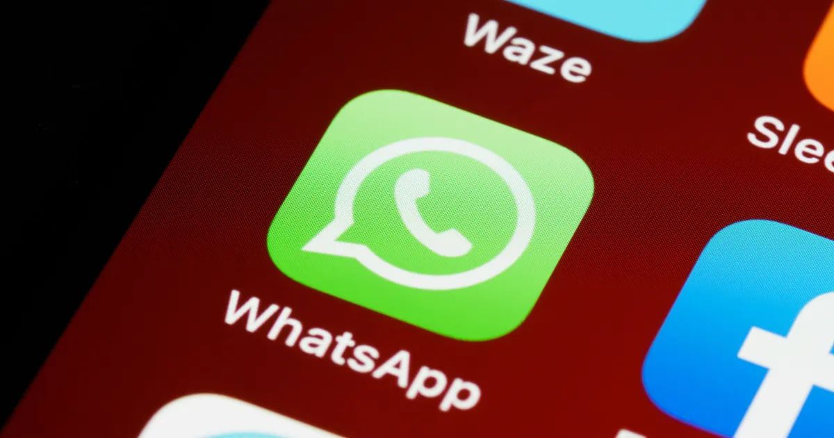 Tela do WhatsApp mostrando opções de segurança