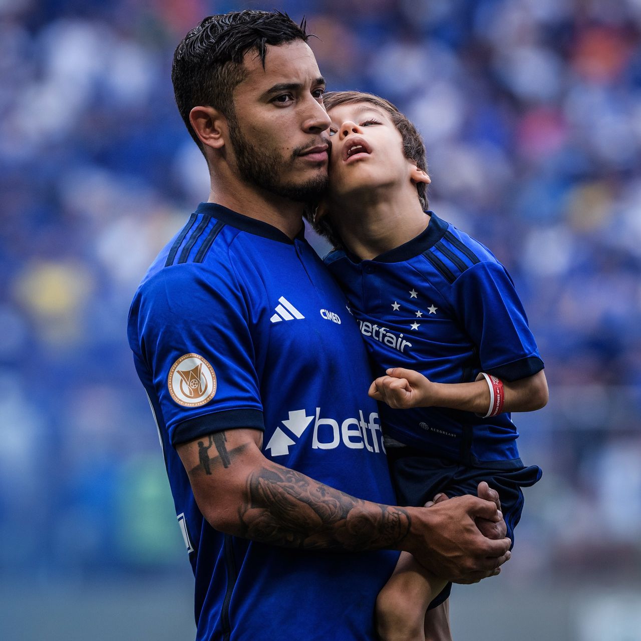 William com o filho Pedro