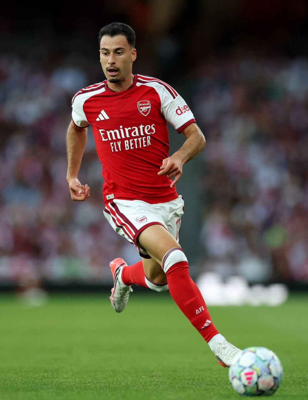 Gabriel Martinelli em amistoso pelo Arsenal