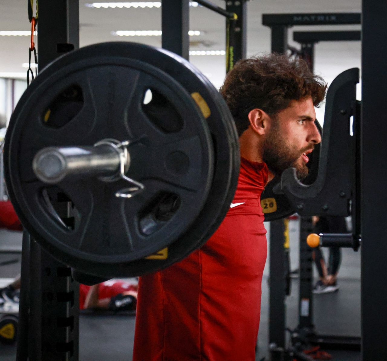 Yuri Alberto em tratamento no CT do Corinthians