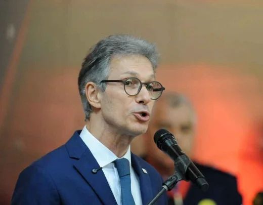 Romeu Zema em discurso na AmCham em São Paulo