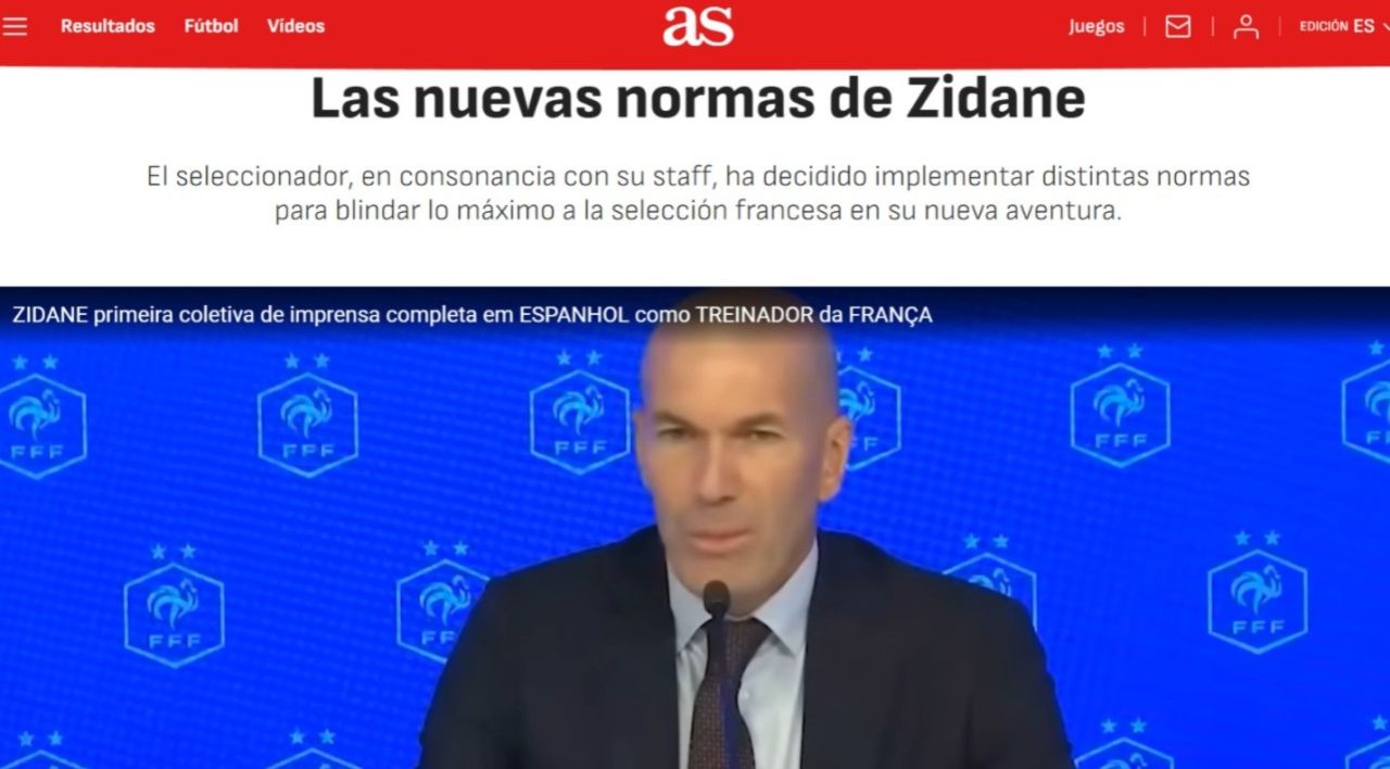 Zidane na seleção francesa