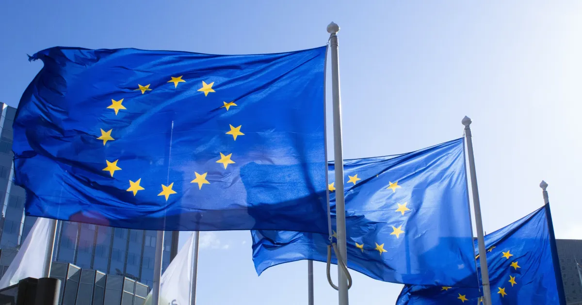 Gráfico da Eurostat mostrando queda da taxa de desemprego na zona do euro