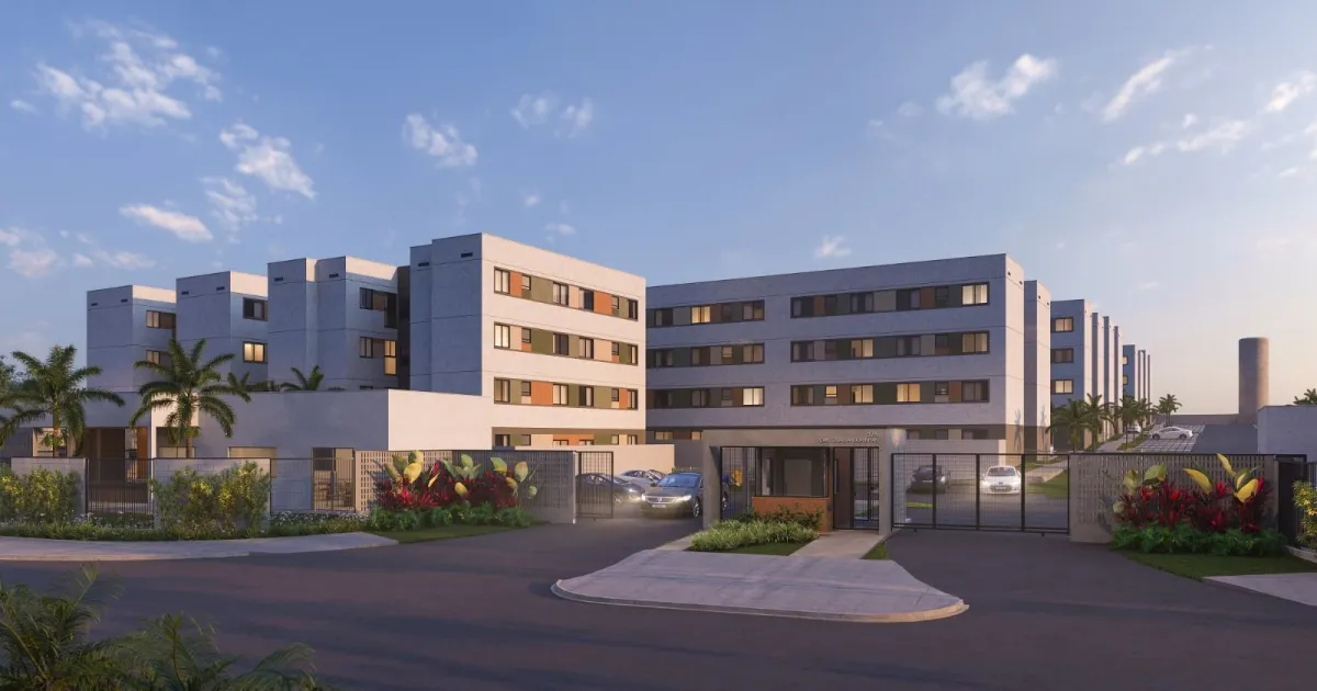 Fachada de empreendimento residencial em construção na Zona Norte